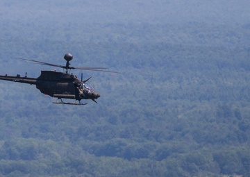 Kiowa Warriors fly over North Country