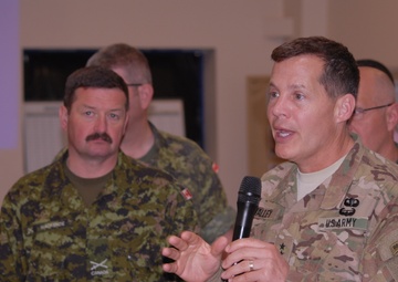 Canadian/US leaders visit Fort Hunter Liggett