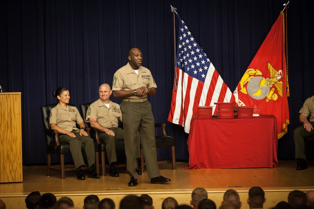 Sgt. Maj. Ronald L. Green Attends Cpls Course Graduation