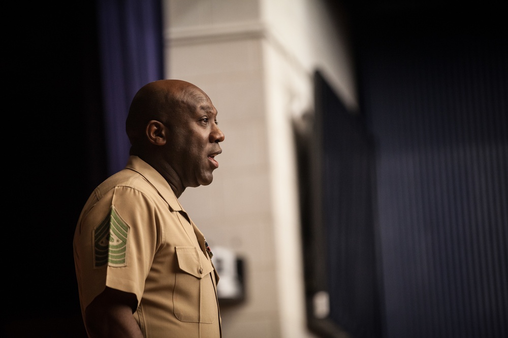 Sgt. Maj. Ronald L. Green Attends Cpls Course Graduation