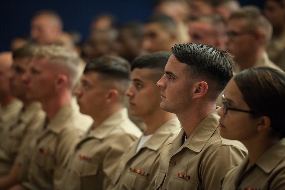 Sgt. Maj. Ronald L. Green Attends Cpls Course Graduation