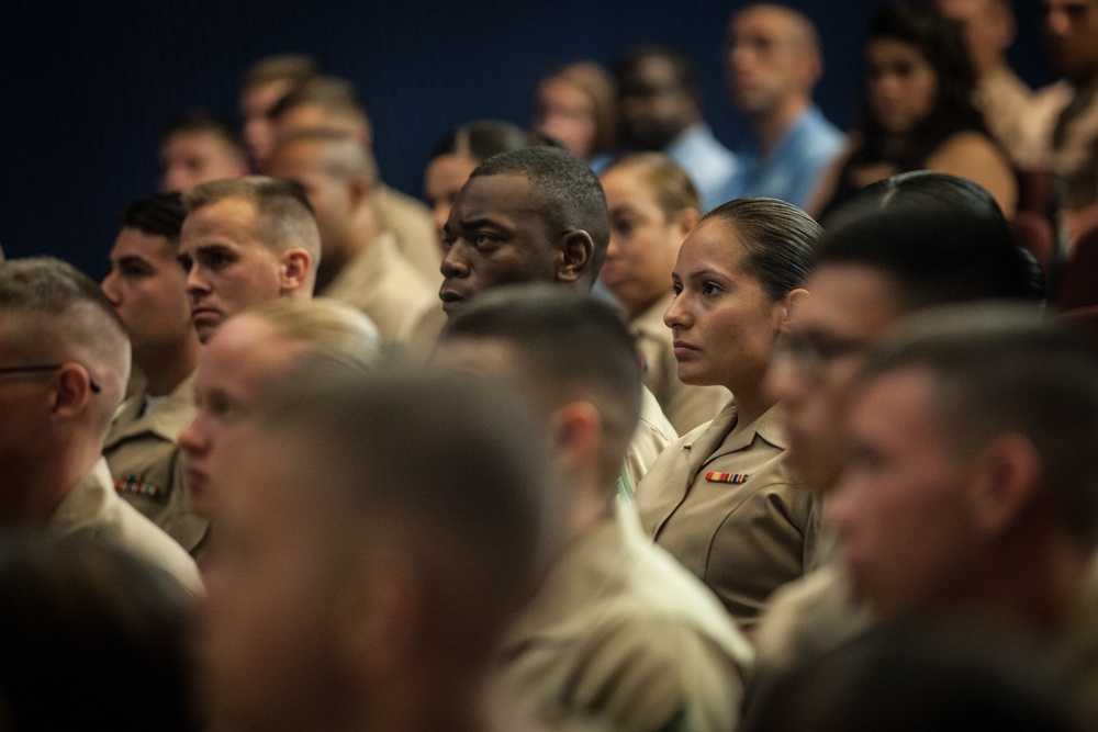 Sgt. Maj. Ronald L. Green Attends Cpls Course Graduation