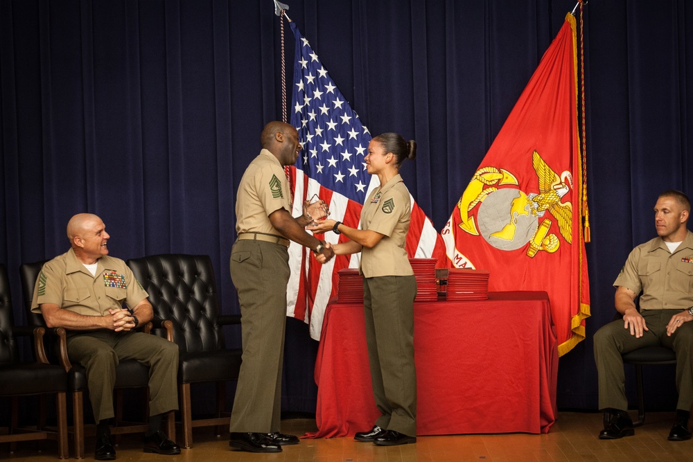 Sgt. Maj. Ronald L. Green Attends Cpls Course Graduation