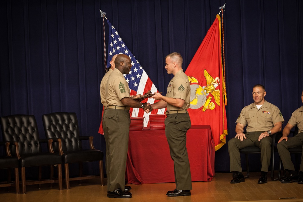 Sgt. Maj. Ronald L. Green Attends Cpls Course Graduation