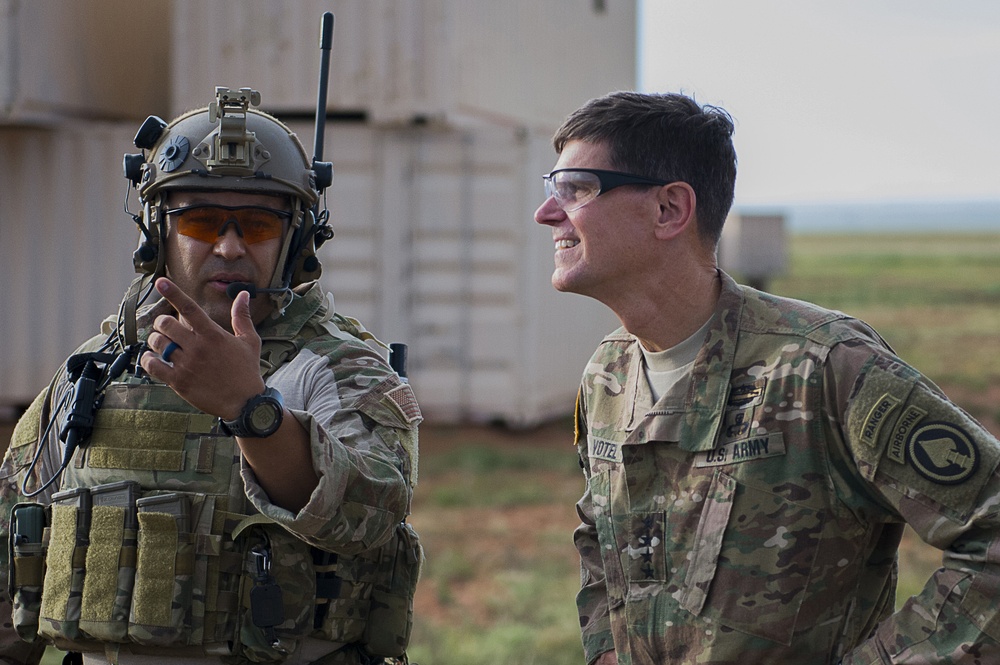 US Army Gen. Joseph L. Votel visit to Cannon Air Force Base