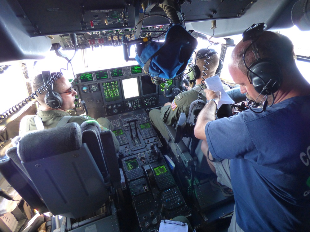 E-City C-130 SAR sortie for 2 missing Florida teens