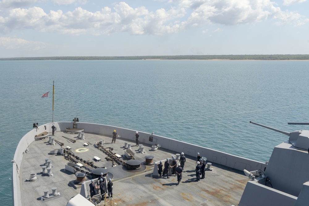 USS Green Bay operations in Darwin, Australia
