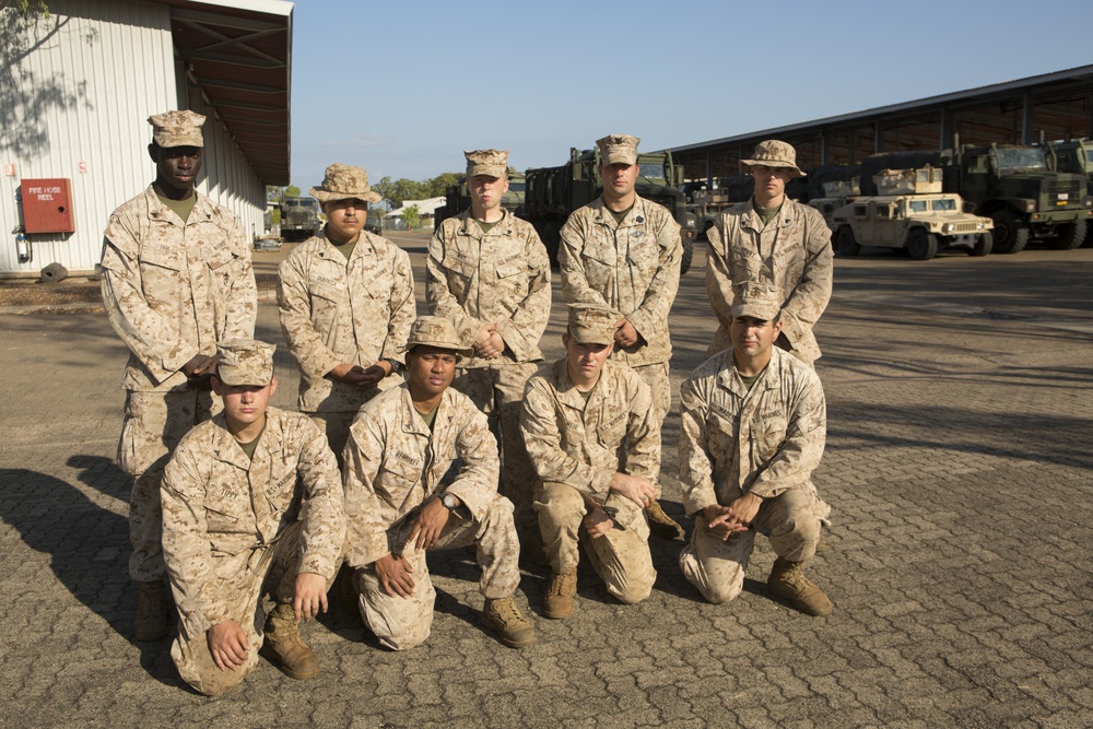 Marines, sailor douse camper fire on road from Talisman Sabre