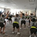 Yoga relaxes Soldiers during PT