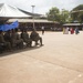 U.S. Marines with SPMAGTF-SC attend the 56th Anniversary Celebration of C.E.B. Ramon Rosa in Puerto Lempira, Honduras