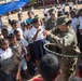 U.S. Marines with SPMAGTF-SC attend the 56th Anniversary Celebration of C.E.B. Ramon Rosa in Puerto Lempira, Honduras