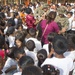 U.S. Marines with SPMAGTF-SC attend the 56th Anniversary Celebration of C.E.B. Ramon Rosa in Puerto Lempira, Honduras