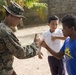 U.S. Marines with SPMAGTF-SC attend the 56th Anniversary Celebration of C.E.B. Ramon Rosa in Puerto Lempira, Honduras