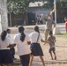 U.S. Marines with SPMAGTF-SC attend the 56th Anniversary Celebration of C.E.B. Ramon Rosa in Puerto Lempira, Honduras