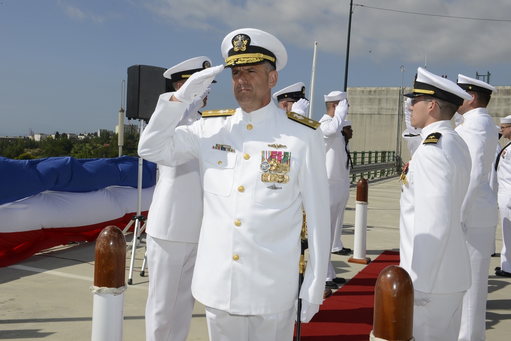 Change of command in Naples