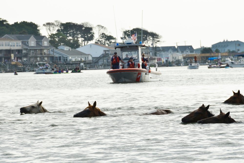 Coast Guard Station Chincoteague helps ensure safe 90th Annual Pony Swim