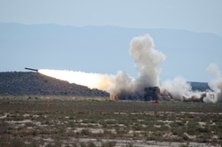 MLRS missile test at White Sands Missile Range [Image 2 of 5]