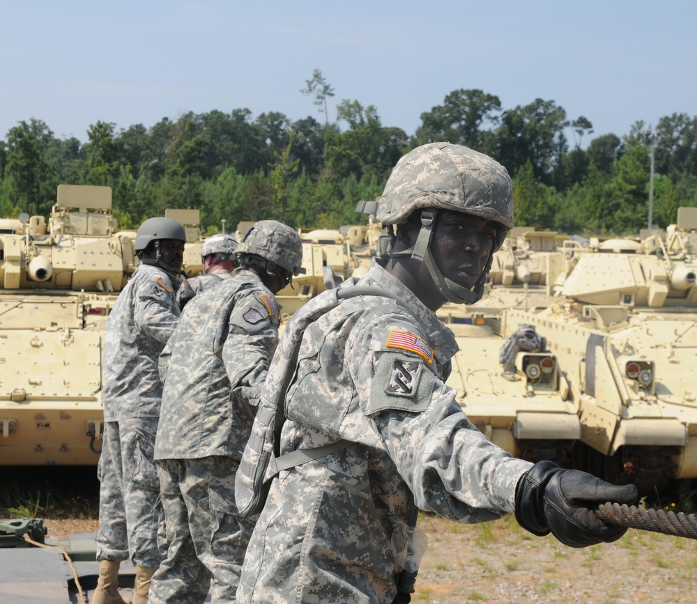 287th Transport Company trains in support of 155th ABCT