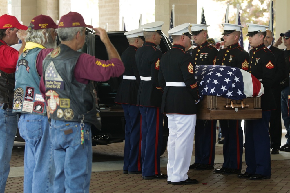 Lance Cpl. Wells Funeral