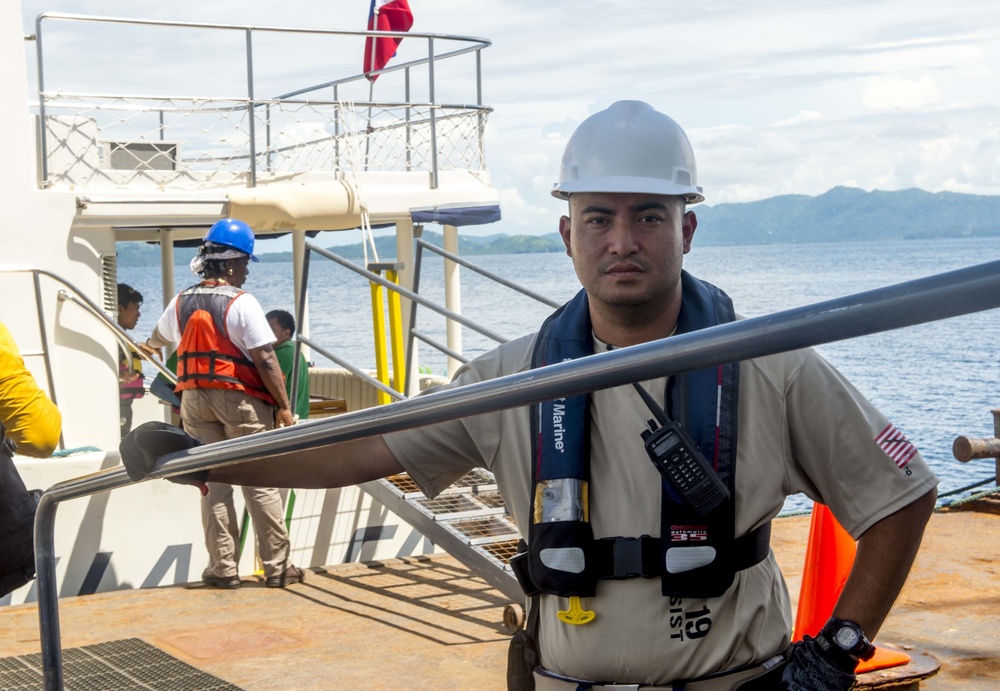 Merchant Marine cadet Saw Dun