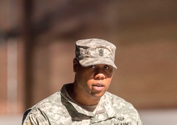 New Headquarters Command Battalion leadership team on the job