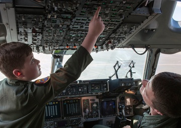 Young aspiring pilot visits Joint Base Pearl Harbor-Hickam as part of Pilot For A Day program