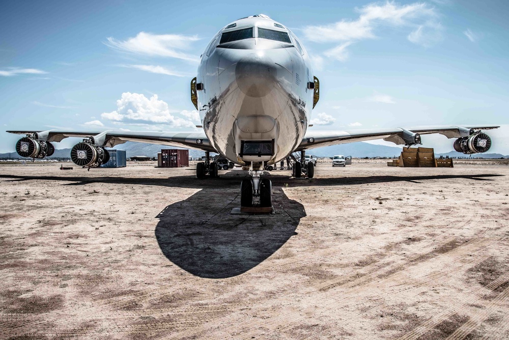 NATO’s first AWACS aircraft remains in the desert