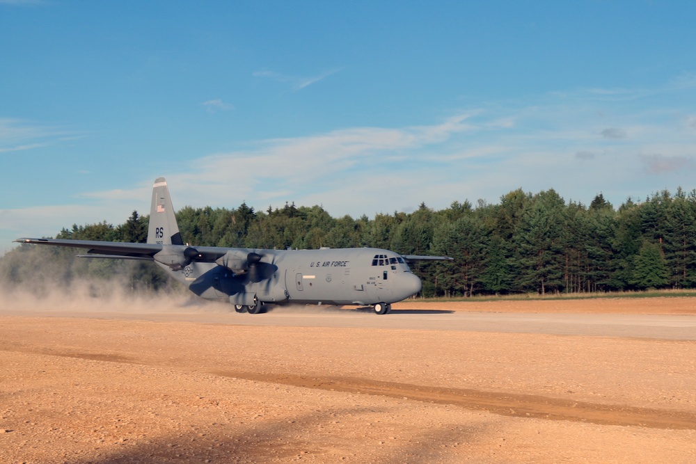 Hohenfels Training Area cleared to land C-130 Aircraft