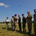 Paratroopers from the 173rd Airborne Brigade, conduct a multinational airborne operation with NATO allies at Juliet Drop Zone in Pordenone, Italy, July 10, 2015