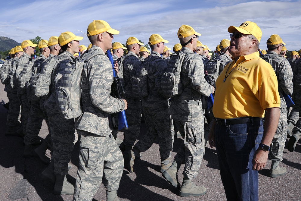 US Air Force Academy Class of 2019 March Out to Jacks Valley