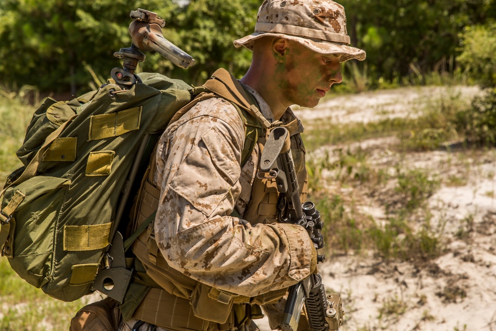 Warlords train new Marines in scout sniper capabilities