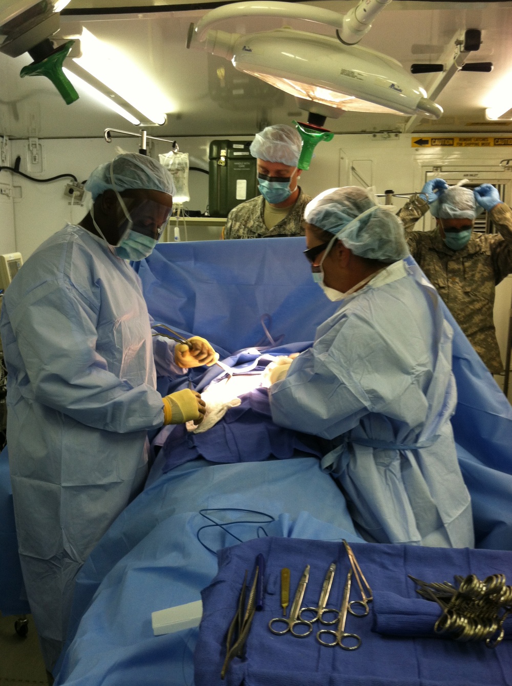 Army Reserve Soldiers from the 325th Combat Support Hospital Company