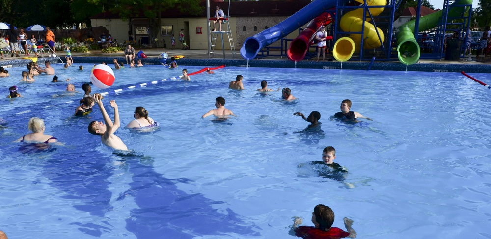 Barksdale families celebrate summer at the 2015 Pool Bash