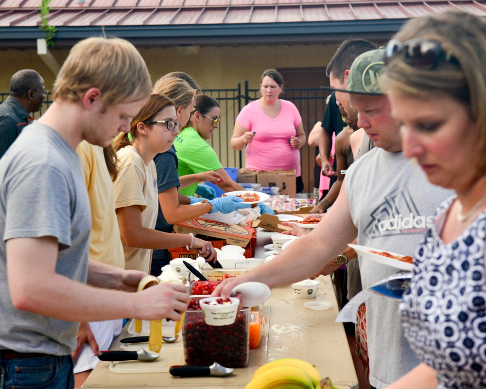 Barksdale families celebrate summer at the 2015 Pool Bash