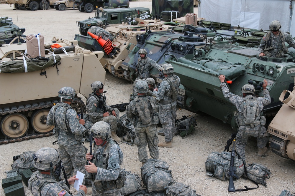 Kentucky National Guard Soldiers training at Fort Polk, La.