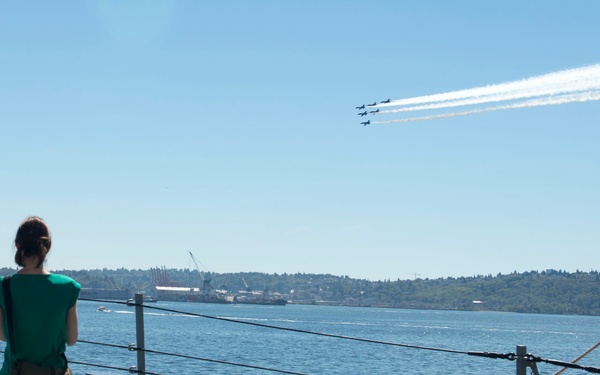 Seafair public ship tours