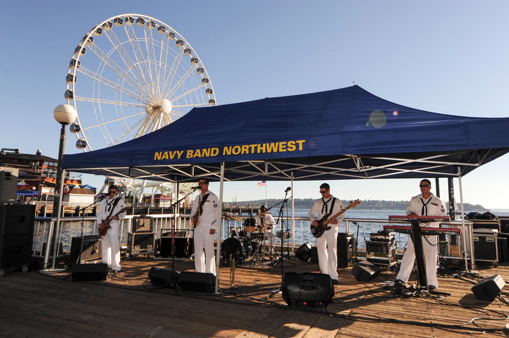 NBNW Passage performs at Seattle waterfront