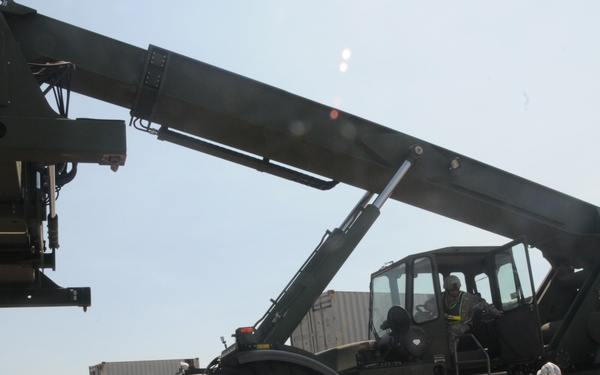 441st Trans Co. has their handlers full