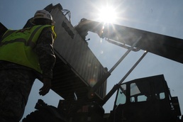 441st Trans Co. has their handlers full