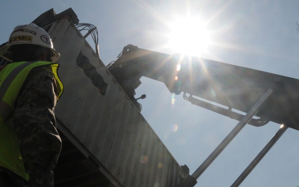 441st Trans Co. has their handlers full