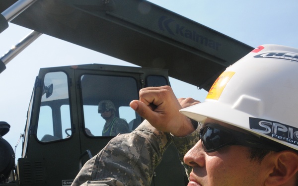 441st Trans Co. has their handlers full