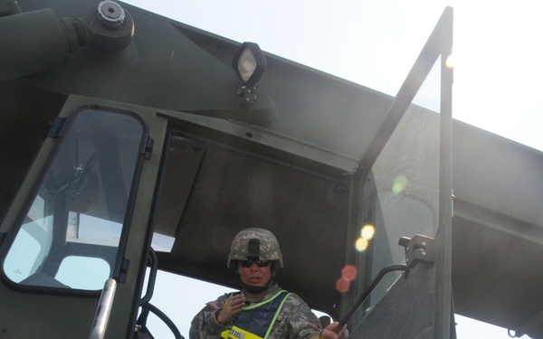 441st Trans Co. has their handlers full