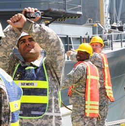 Army Reserve Soldiers train to sustain from ship to shore