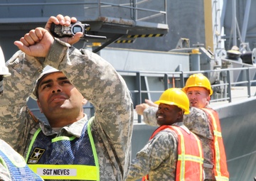 Army Reserve Soldiers train to sustain from ship to shore