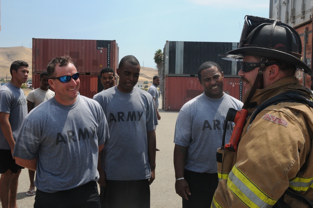 MOTCO firefighters train with Army Reserve Soldiers