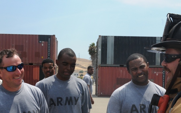 MOTCO firefighters train with Army Reserve Soldiers
