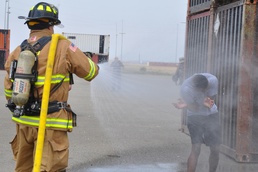 MOTCO firefighters train with Army Reserve Soldiers
