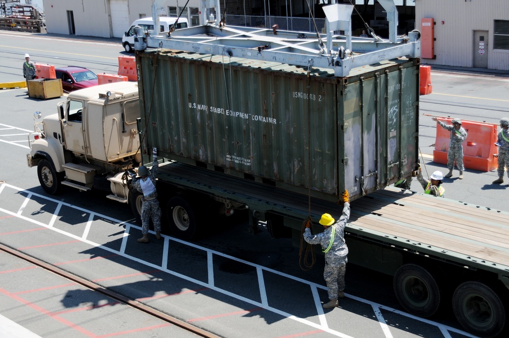 Army Reserve Soldiers Conduct Harbor and Seaport Operations Training