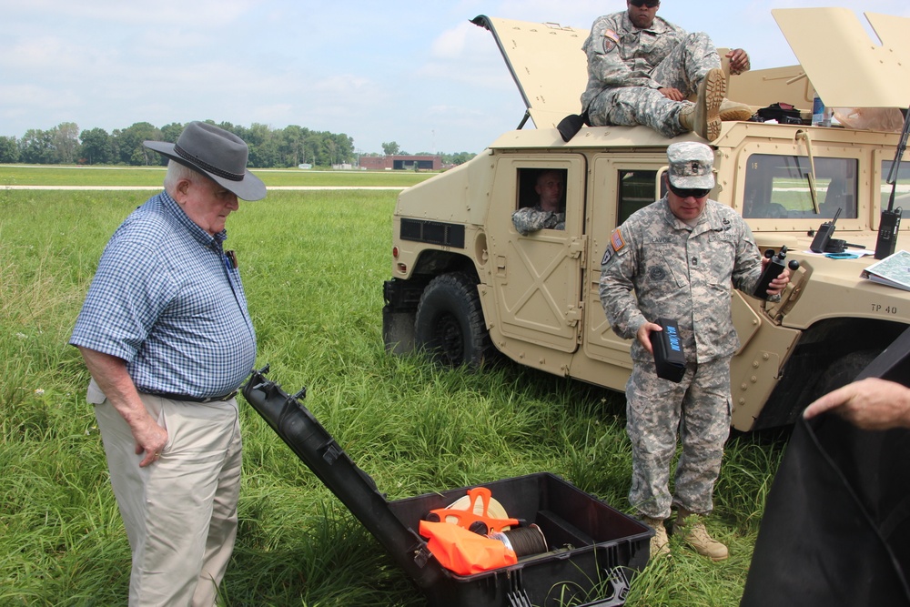 Retired general visits 412th Airborne operation