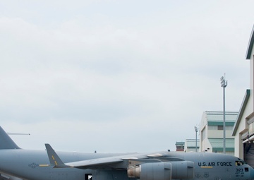 167th AW is flying through the C-17 conversion